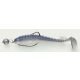 Swimy Cheburashka Galfion Fat Shad Rig Esche in gomma K05 120mm - 10gr - Ready Rig - Piombo Cheburashka - Pre-assemblato