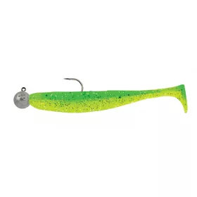   SWIMY Pompei Shad con testa piombata, Gomma K014 75mm - 5gr - Ready Rig