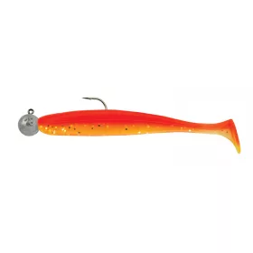   SWIMY Pompei Shad con testa piombata, Gomma K040 75mm - 5gr - Ready Rig