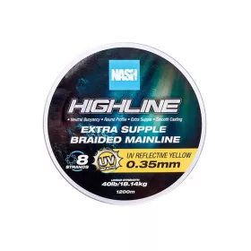 Nash Highline UV Giallo 0,35mm 1200m Trecciato Filo Madre