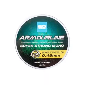 Nash Armourline UV Giallo 0,45mm 1000m Filo madre Monofilo