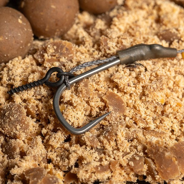 Nash Slip D 4 ad occhiello, senza ardiglione, per boilies, amo pre-legato.