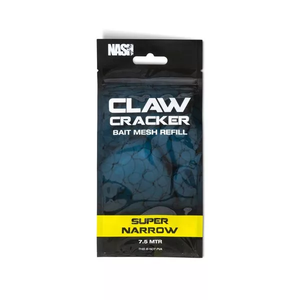 Nash Claw Cracker Bait Mesh Super Stretto 18mm Ricarica Rete Protettiva per Esca 7,5m