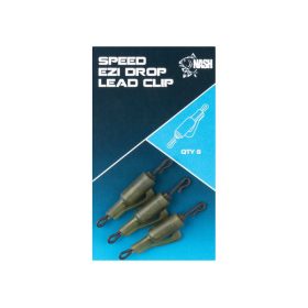 Nash Speed Ezi Drop Lead Clip Piombo Clip 8pz