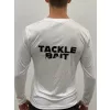 TackleBait Maglietta a Maniche Lunghe Logata Bianca M