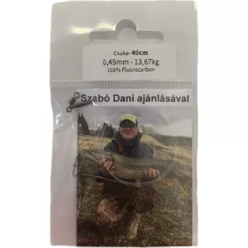 Dani Fluorocarbon Terminale Luccio 0,45mm 13,670kg 40cm