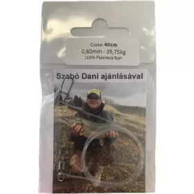 Dani Fluorocarbon Terminale Luccio 0,80mm 39,75kg 40cm