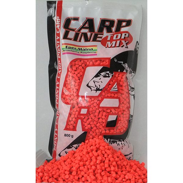 Top Mix Carp Line Fragola-Lampone Fluoro Pellet da pastura 800gr
