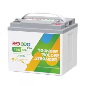 Redodo LiFePO4 12V 50Ah 1,28kWh Batteria