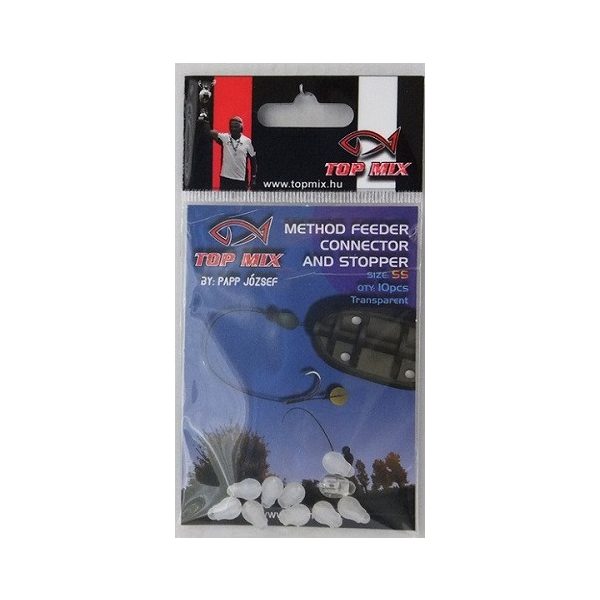 Top Mix Attacco Rapido Method Feeder Fluo Clear SS 10 pz