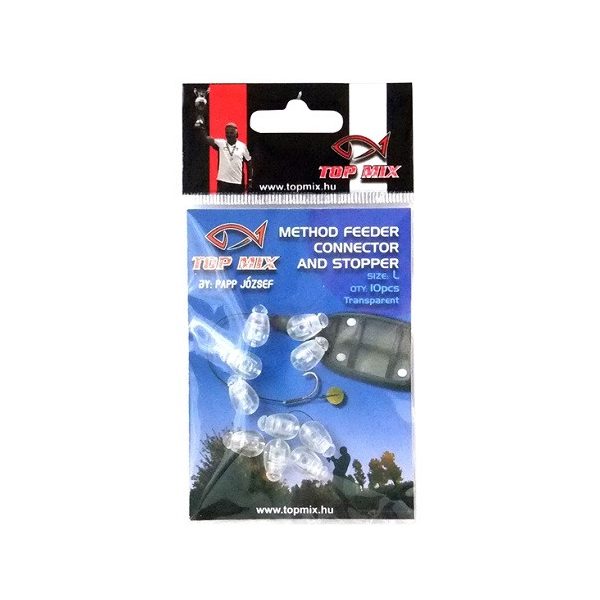 Top Mix Attacco Rapido Method Feeder Fluo Clear L 10 pz
