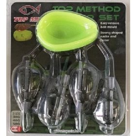 Top Mix Top 4 Set di Pasturatori Method Feeder