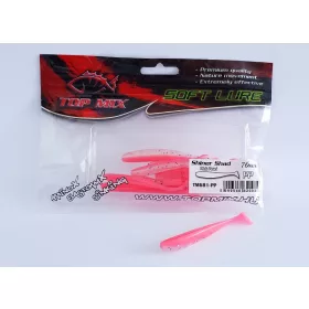 Top Mix Shiner Shad Pink Pearl 7,6cm Esche in plastica 10pz