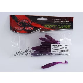 Top Mix Shiner Shad Purple Red 7,6cm Esche in plastica 10pz