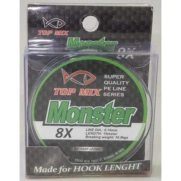 Top Mix X8 Monster 0,16mm 10m Trecciato da Terminale