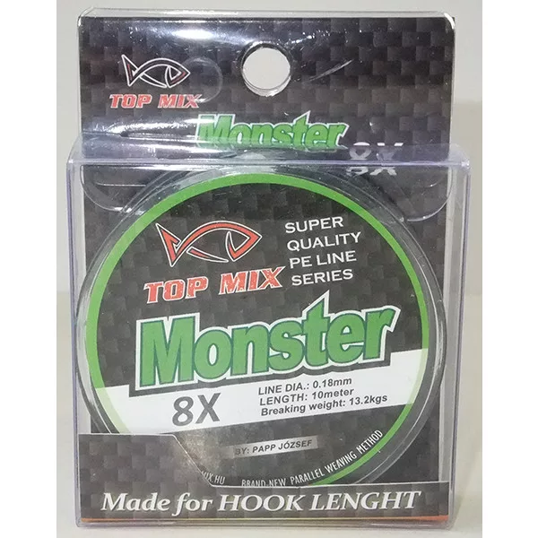 Top Mix X8 Monster 0,18mm 10m Trecciato da Terminale