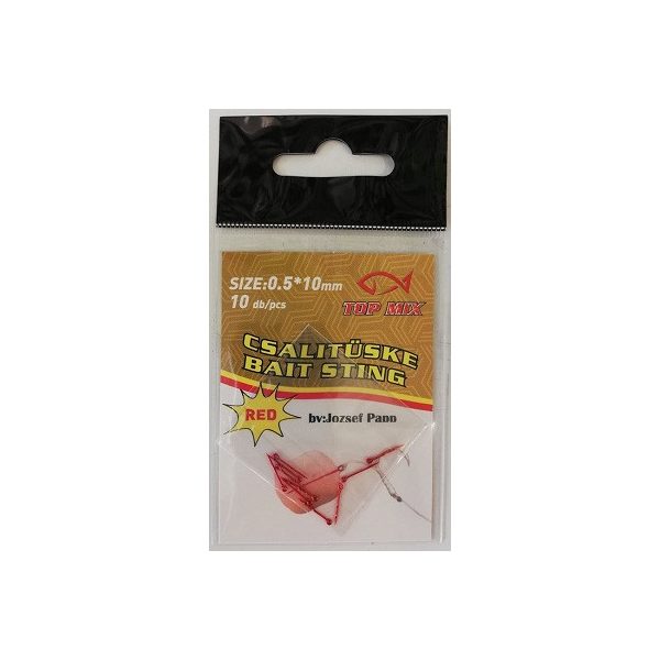 Top Mix Spina per esca Rossa per Wafter 0,5x10mm