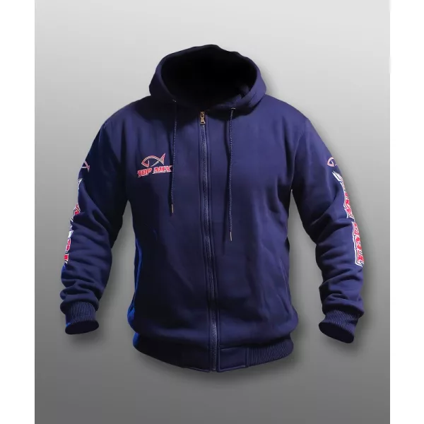 Top Mix Team Felpa con Cappuccio Blu 2XL