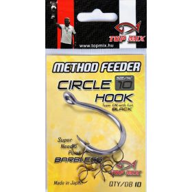   Top Mix Method Feeder Circle 10 Amo da carpa con occhiello e senza ardiglione 10db