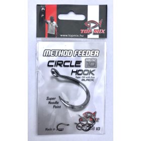  Top Mix Method Feeder Circle 10 Amo da carpa con occhiello e ardiglione 10pz