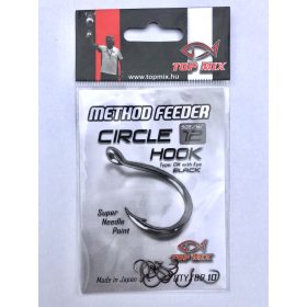   Top Mix Method Feeder Circle 12 Amo da carpa con occhiello e ardiglione 10pz
