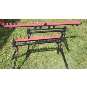 Top Mix Supporto Topset a quattro gambe per 12 canne