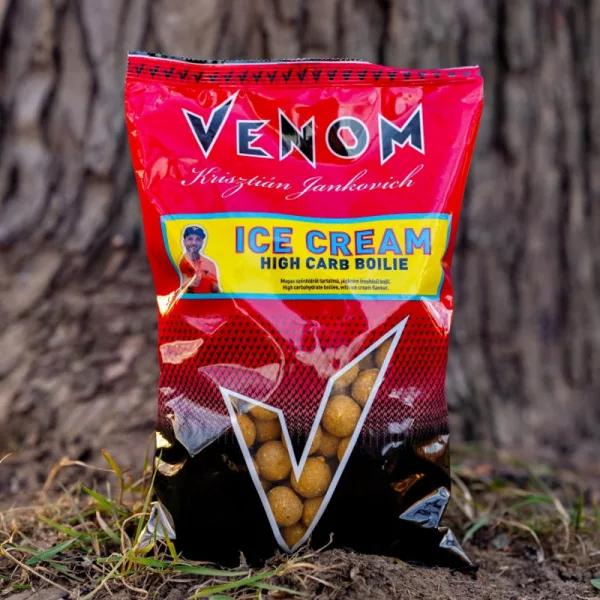 Feedermánia Venom High Carb Boilie 24mm Ice Cream Boilie da pastura 800gr