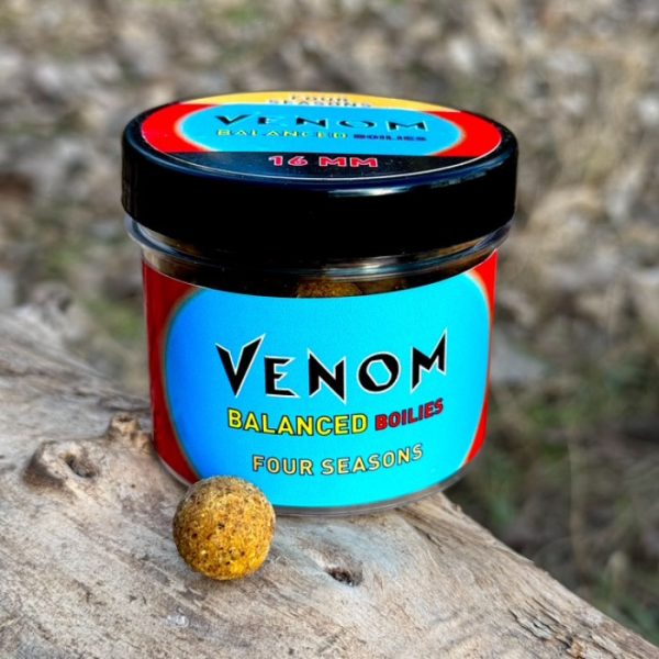 Feedermánia Venom Balanced Boilies Quattro Stagioni 16mm Esca da amo affondante 100gr