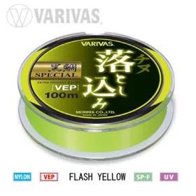   Varivas Kurodai Special Vep Mono Flash Yellow 100m #2 0,235mm Monofilo da Pesca