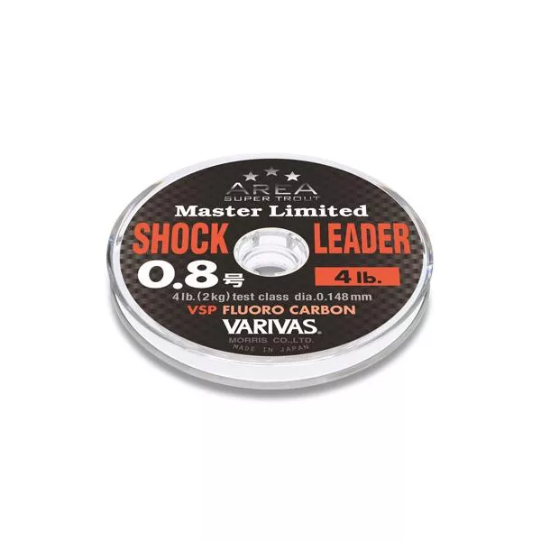 Varivas ShockLeader Fluorocarbon Trout Area VSP 30m 0,165mm 5lb Terminale in fluorocarbon