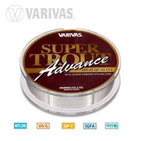   Varivas Super Trout Advance Nylon 100m 0,104mm 2lb Monofilo Linea Principale