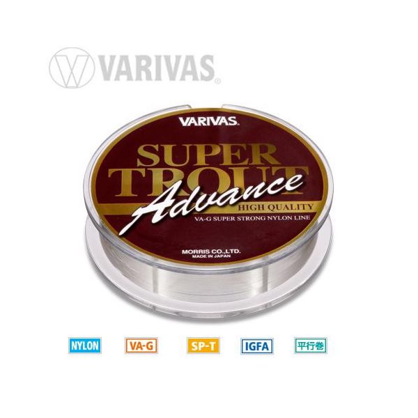 Varivas Super Trout Advance Nylon 100m 0,185mm 6lb Filo Principale Monofilo