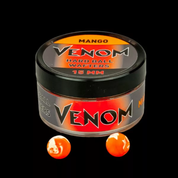 Feedermánia Venom Hard Ball Wafters 15mm Mango Boilie da pastura