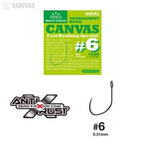   Varivas Super Trout Area Tournament Canvas #6 Fast Hooking Special Amo Senza Ardiglione 15 pezzi