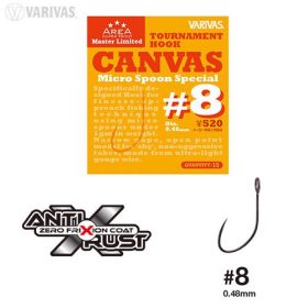   Varivas Super Trout Area Tournament Canvas #8 Micro Spoon Special Amo Senza Ardiglione 15pz
