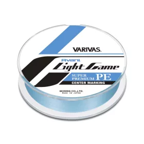   Varivas Avani Light Game Premium PE X4 150m #0,4 0,104mm 8,5lb Natural Blue Filo da Pesca Trecciato Principale