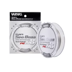   Varivas Sea Bass Max Power PE X8 150m #1,5 28,6lb Stealth Grey Trecciato
