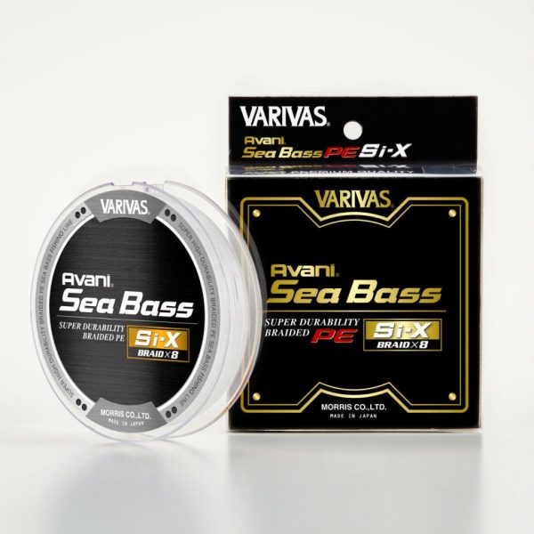 Varivas Avani Sea Bass SI-X PE X8 150m #1,0 21lb Premium White Trecciato Principale