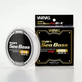   Varivas Avani Sea Bass SI-X PE X8 150m #1,5 30lb Premium White Filo Trecciato Principale