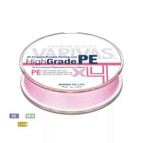   Varivas High Grade PE X4 Milky Pink 150m #1,2 0,185mm 21lb Trecciato da Pesca