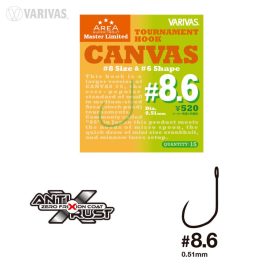   Varivas Super Trout Area Tournament Canvas #8,6 Fast Hooking Special Amo Senza Ardiglione 15pz