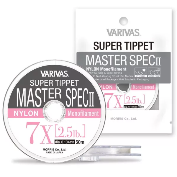 Varivas Super Tippet Master Spec ll Nylon 6X 50m 0,128mm 3,5lb Finale da mosca