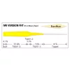 Varivas Terminale Affusolato Tapered Leader IWI FHT 6X 4,87m 0,125-0,44mm Coda di topo