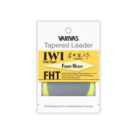   Varivas Terminale Affusolato Tapered Leader IWI FHT 7X 4,87m 0,104-0,43mm Terminale per Mosca