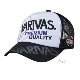Varivas Breathable Mesh Cap Nero Berretto da Baseball