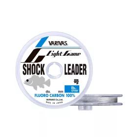   Varivas Light Game Shock Leader Fluorocarbon 30m #1,7 0,218mm 7lb Terminale in Fluorocarbon