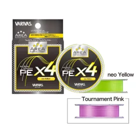   Varivas Super Trout Area PE X4 Neo Yellow #0,175 75m 5lb Trecciato Principale