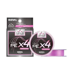   Varivas Super Trout Area PE X4 Tournament Pink #0,3 75m 6,7lb Trecciato