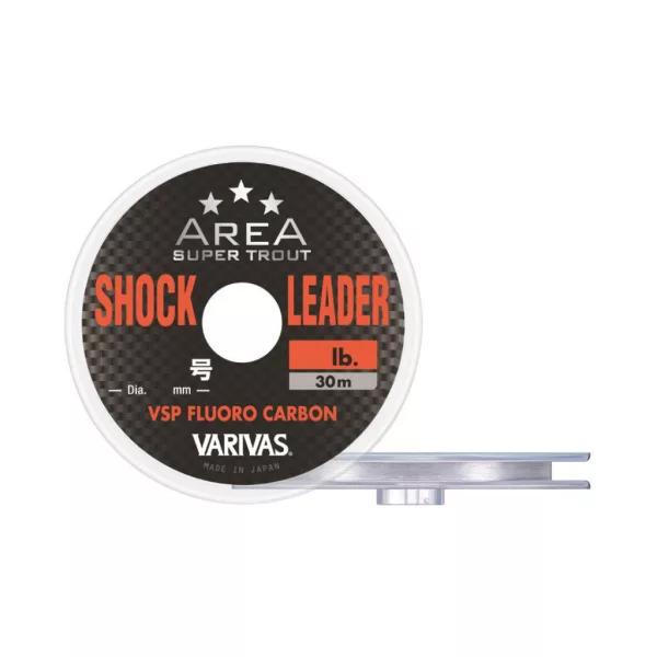 Varivas Super Trout Area VSP Fluorocarbon ShockLeader 30m 0,128mm 3lb Finale in Fluorocarbon