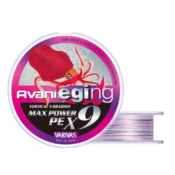 Varivas Avani Eging Max Power PE X9 150m #1,0 23lb White Marking Trecciato